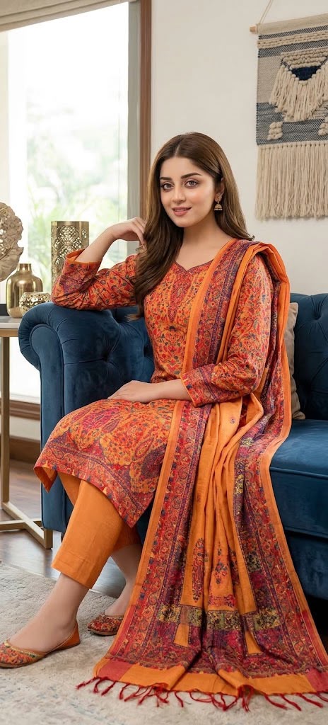 Mustered yellow Kani Silk