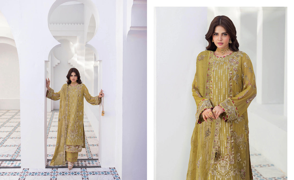 Ramsha Sonehri Chiffon Vol 03 - Design 04 — view 3