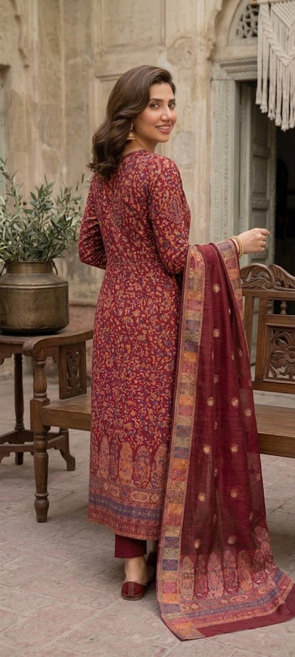 Plum Kani Silk