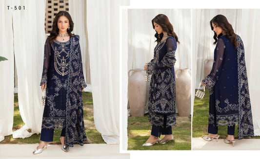 Ramsha Dastan Chiffon Vol 05 - Design 01 — view 1
