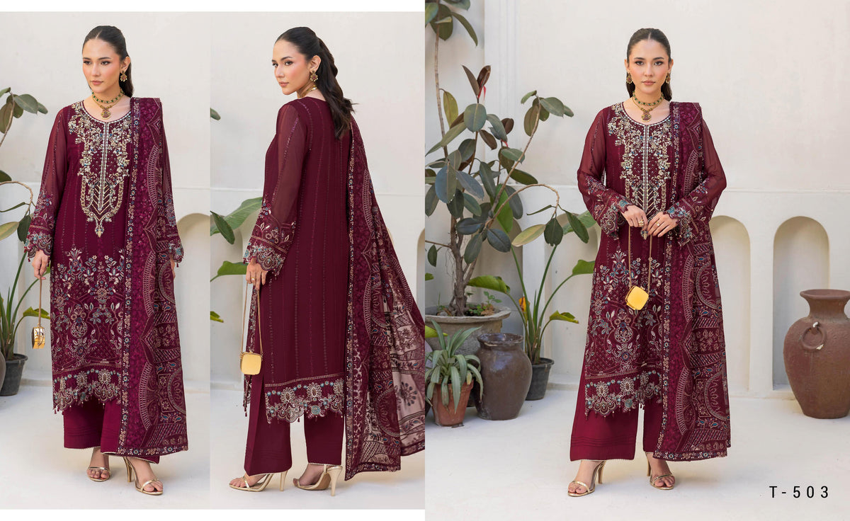 Ramsha Dastan Chiffon Vol 05 - Design 03 — view 1