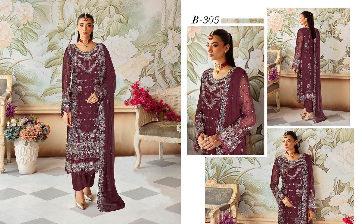 Ramsha Sangeet Chiffon Vol 03 - Design 05 — view 1