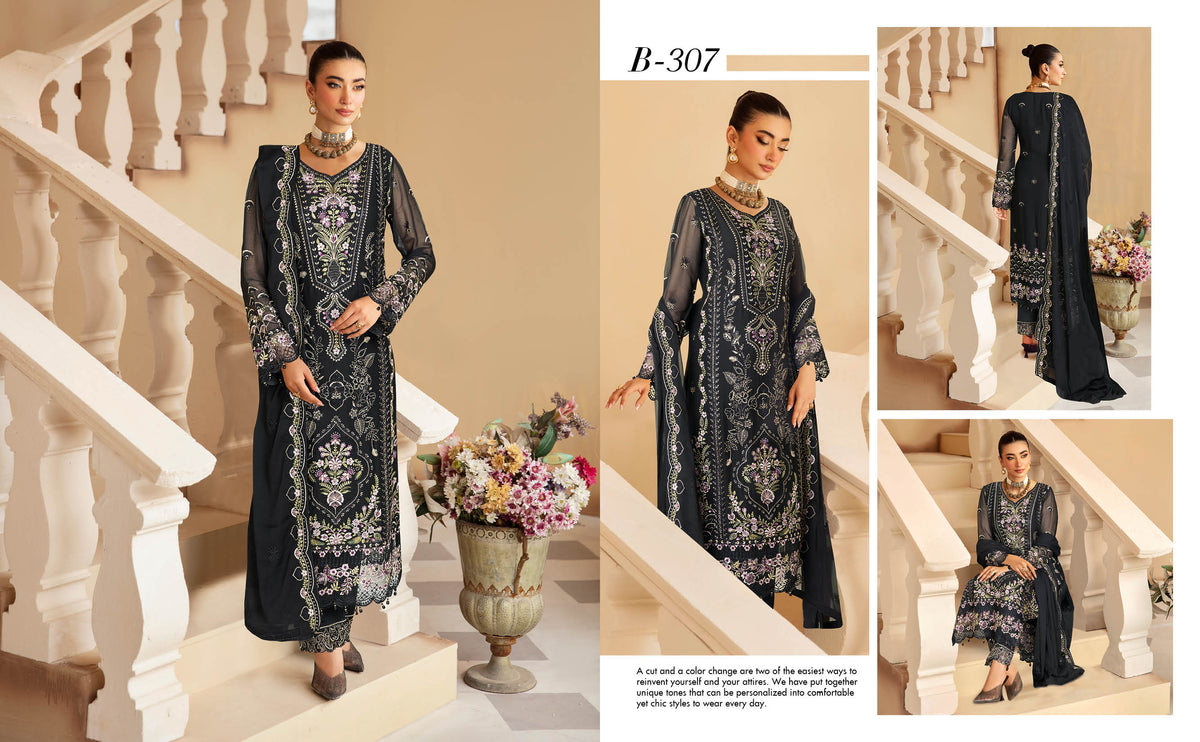 Ramsha Sangeet Chiffon Vol 03 - Design 07 — view 1