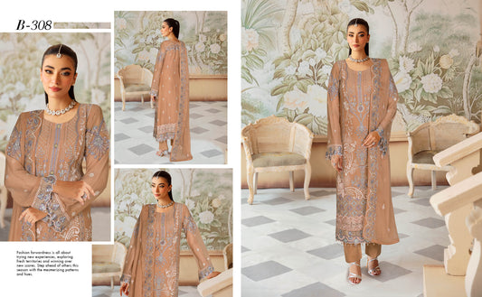 Ramsha Sangeet Chiffon Vol 03 - Design 08 — view 1