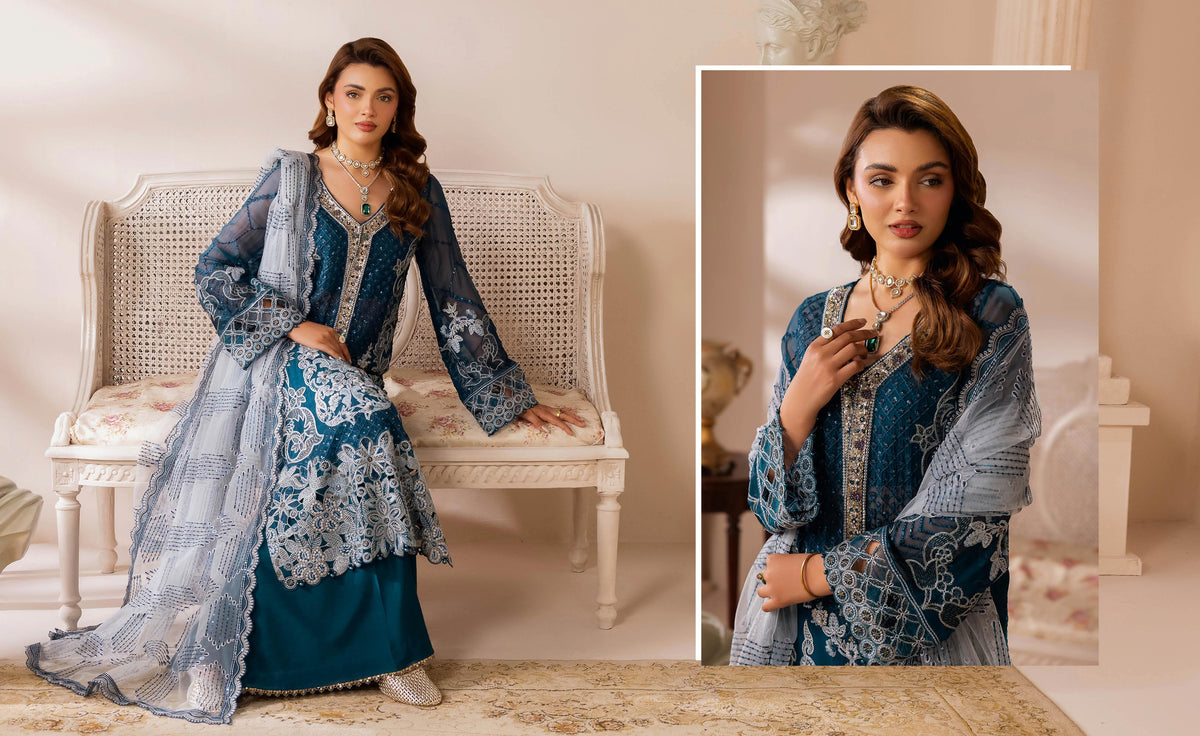 Ramsha Satrangi Chiffon Vol 01 - Design 01 — view 2