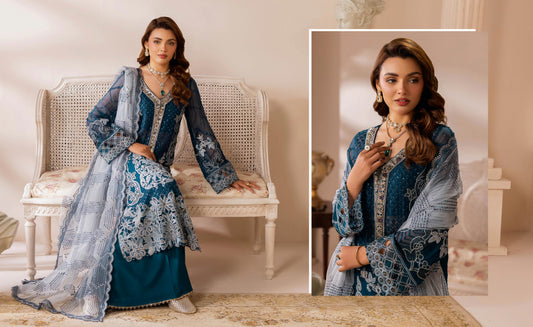 Ramsha Satrangi Chiffon Vol 01 - Design 01 — view 2