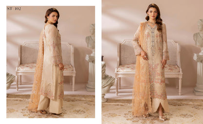 Ramsha Satrangi Chiffon Vol 01 - Design 02 — view 1