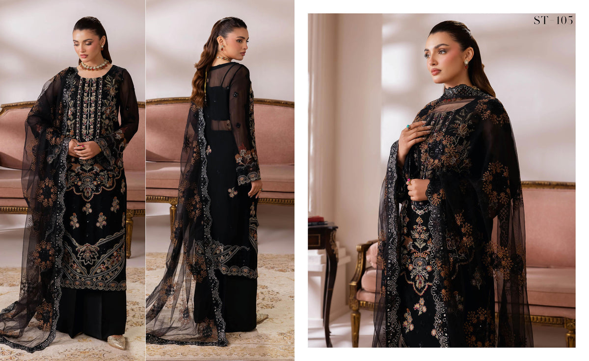 Ramsha Satrangi Chiffon Vol 01 - Design 05 — view 3