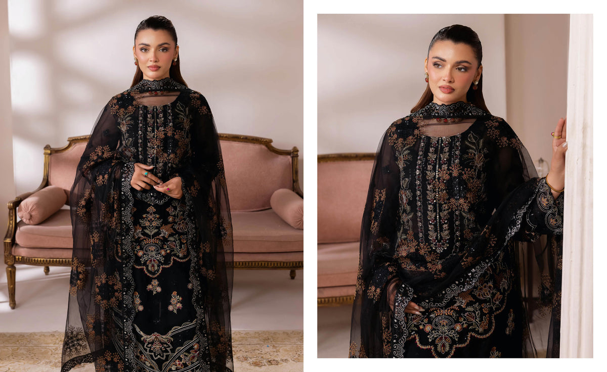 Ramsha Satrangi Chiffon Vol 01 - Design 05 — view 1