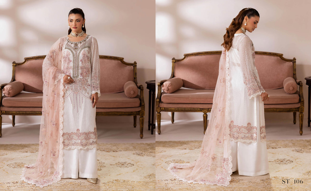 Ramsha Satrangi Chiffon Vol 01 - Design 06 — view 1