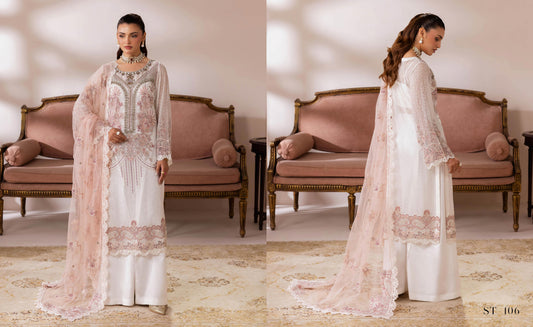 Ramsha Satrangi Chiffon Vol 01 - Design 06 — view 1