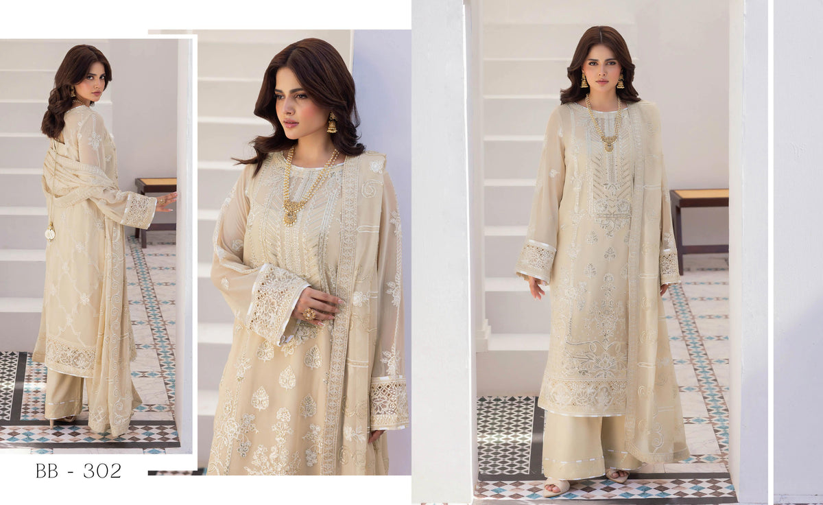 Ramsha Sonehri Chiffon Vol 03 - Design 02 — view 1
