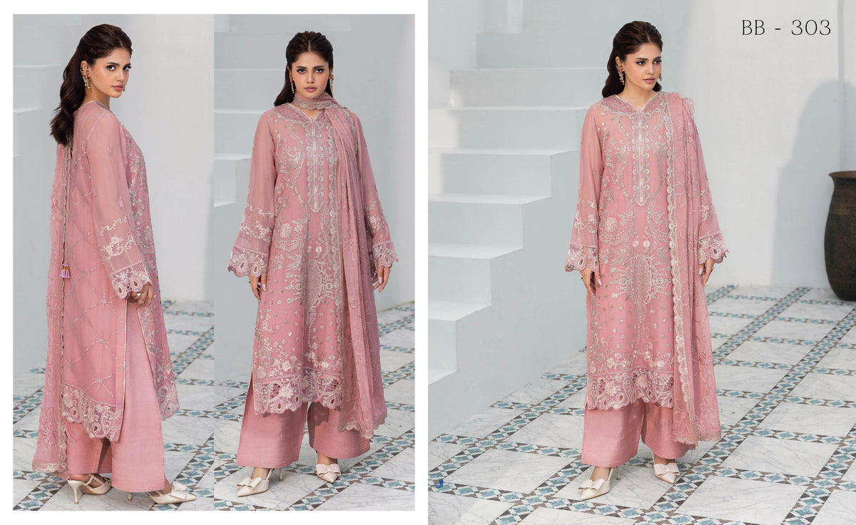 Ramsha Sonehri Chiffon Vol 03 - Design 03 — view 1