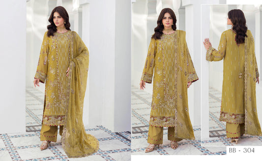 Ramsha Sonehri Chiffon Vol 03 - Design 04 — view 1
