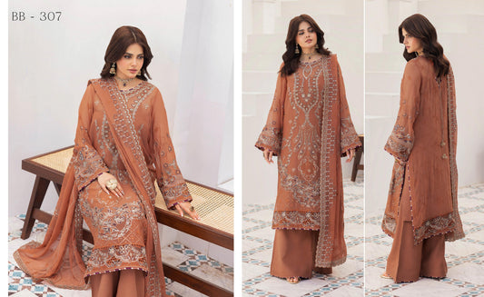 Ramsha Sonehri Chiffon Vol 03 - Design 07 — view 1
