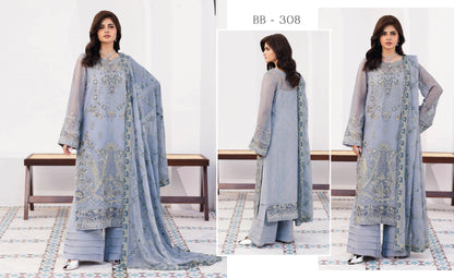Ramsha Sonehri Chiffon Vol 03 - Design 08 — view 1