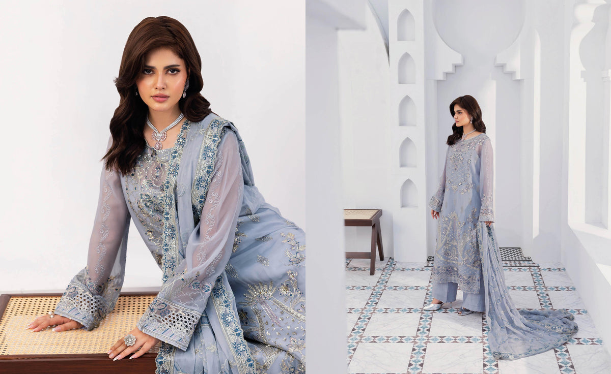 Ramsha Sonehri Chiffon Vol 03 - Design 08 — view 3